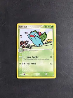 Pokemon TCG Ivysaur Crystal Guardians 34/100 Regular Uncommon Non Holo - NM/LP - Image 1