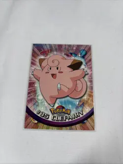 2000 Topps Pokemon TV Animation Series Black Logo #35 Clefairy - Image 1