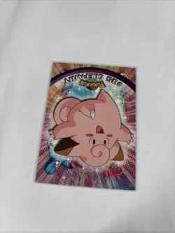 2000 Topps Pokemon TV Animation Series Black Logo #35 Clefairy - Image 3
