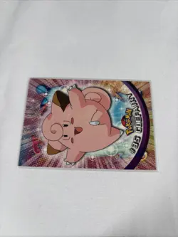 2000 Topps Pokemon TV Animation Series Black Logo #35 Clefairy - Image 4