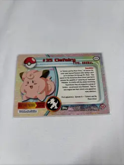 2000 Topps Pokemon TV Animation Series Black Logo #35 Clefairy - Image 5