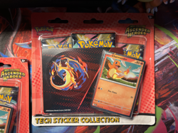 2026 | Pokemon Ascended Heroes | 3 Pack Tech Sticker Collection | SEALED x 2 - Image 3