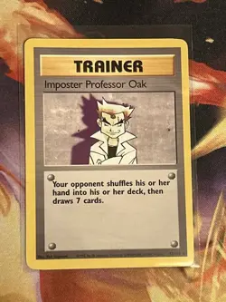 Imposter Professor Oak 73/102 | Base Set | WOTC | Pokemon | Near Mint - Image 1