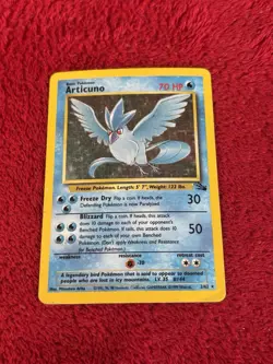 Articuno 2/62 Fossil Holo Wotc Pokemon Card Played 1999 - Image 1