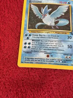 Articuno 2/62 Fossil Holo Wotc Pokemon Card Played 1999 - Image 4