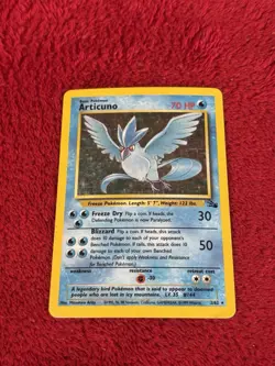 Articuno 2/62 Fossil Holo Wotc Pokemon Card Played 1999 - Image 5