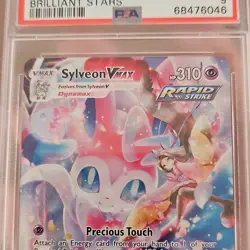 Pokemon Sylveon VMAX TG15/TG30 Brilliant Stars Ultra Rare Holo PSA 9 - Image 1