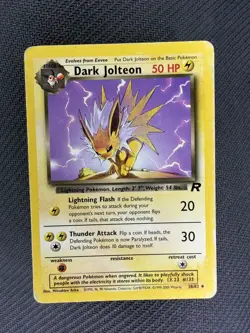 Pokemon TCG Dark Jolteon Team Rocket 38/82 Regular MP - Image 1