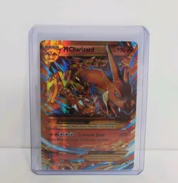 2014 Pokemon Mega M Charizard EX Flashfire 107/106 Holo Secret Rare - Image 2