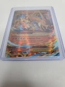 2014 Pokemon Mega M Charizard EX Flashfire 107/106 Holo Secret Rare - Image 3