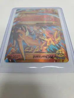 2014 Pokemon Mega M Charizard EX Flashfire 107/106 Holo Secret Rare - Image 4