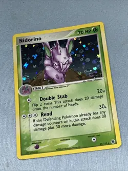 Pokemon TCG: Nidorino 41/112 (2004) Fire Red Leaf Green • Reverse Holo EX - Image 1