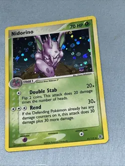 Pokemon TCG: Nidorino 41/112 (2004) Fire Red Leaf Green • Reverse Holo EX - Image 3