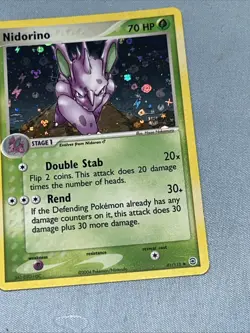 Pokemon TCG: Nidorino 41/112 (2004) Fire Red Leaf Green • Reverse Holo EX - Image 5