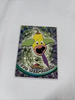 2000 Topps Pokemon TV Animation Series Black Logo #70 Weepinbell - Image 1