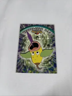 2000 Topps Pokemon TV Animation Series Black Logo #70 Weepinbell - Image 3