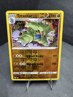 Pokemon TCG Tyranitar 088/189 Reverse Holo Darkness Ablaze 2020 - Image 1