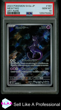 MEWTWO POKEMON 183 2023 SV2A JP ART RARE JAPANISCH PSA 10 - Image 1