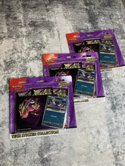 Pokemon TCG - Ascended Heroes Gastly Tech Sticker Collection X3 - Image 1