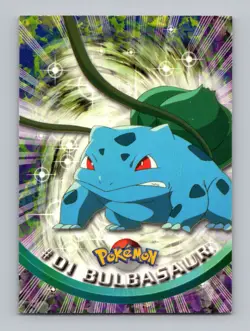 Bulbasaur #01 - TOPPS Pokemon Nintendo NON HOLO - Image 1