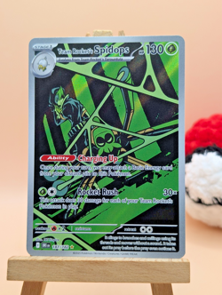 Pokemon Team Rocket's Spidops 187/182 Destined Rivals Card NM - Image 1