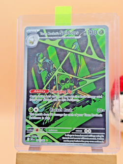 Pokemon Team Rocket's Spidops 187/182 Destined Rivals Card NM - Image 3