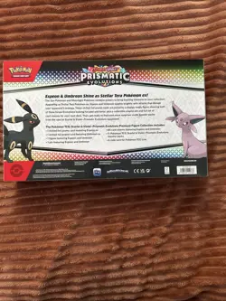Pokemon Prismatic Evolutions Premium Figure Collection Umbreon / Espeon Sealed - Image 3