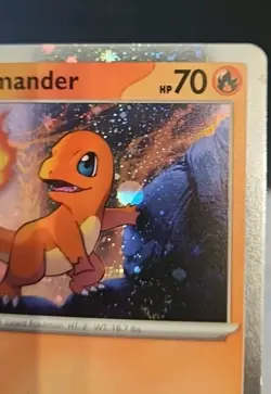Pokemon TCG Charmander Cosmo Holo w/ 1.5 SWIRL 047 Black Star Promo Near Mint - Image 3