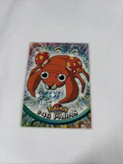 2000 Topps Pokemon TV Animation Series Black Logo #46 Paras - Image 1