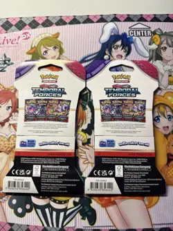 Pokemon Temporal Forces Sleeved Booster Pack Lot Of 2 Scarlet & Violet Era - Image 2