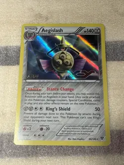 Pokemon TCG Aegislash (Prerelease) [Staff] 86/146 XY Promos Holo - Image 4