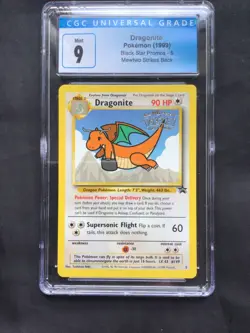 Pokemon Cards: Wizards Black Star Promo: Dragonite 5 CGC 9 - Image 2
