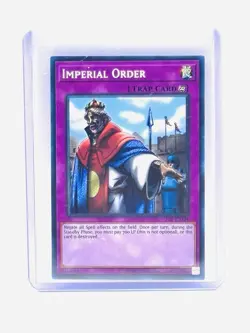 PSV-EN104 Imperial Order Secret Rare 25th Anniversary Edition YuGiOh NM - Image 1