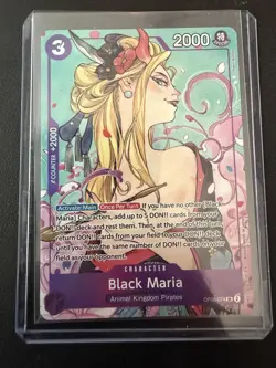 Black Maria (Illustration Box Vol.2) OP08-074 One Piece Promotion Cards Foil - Image 1