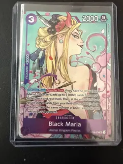 Black Maria (Illustration Box Vol.2) OP08-074 One Piece Promotion Cards Foil - Image 1