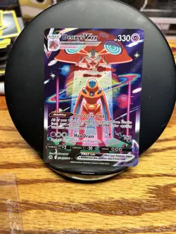 Pokemon Deoxys VMAX TCG Card GG45/GG70 Mint Holo Rare Crown Zenith Pack Fresh - Image 1