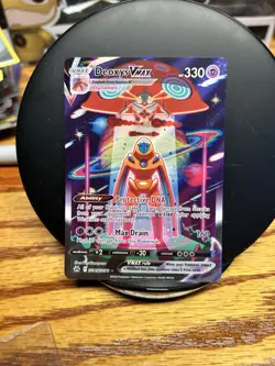 Pokemon Deoxys VMAX TCG Card GG45/GG70 Mint Holo Rare Crown Zenith Pack Fresh - Image 2