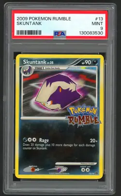 Pokemon Cards - PSA 9 Skuntank 13/16 - Pokemon Rumble Holo - MINT - PSA9 - Image 1