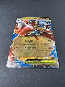 Mega Lucario ex 077/132 MEG Mega Evolution Double Rare Pokemon Card - Image 2