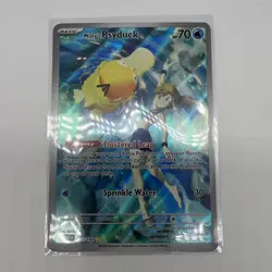 Pokemon TCG Destined Rivals Misty's Psyduck Illustration Rare Card 193/182 - Image 2