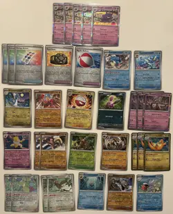 Pokemon 151 Reverse Holo and Holo Rare Set - Scarlet & Violet 151 Pokemon Cards - Image 1