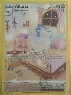 2023 Altaria GG19/GG70 Ultra Rare Crown Zenith: Galarian Gallery Pokemon Card NM - Image 1