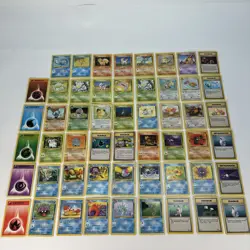 Vintage Pokemon 53 Card Bundle 1999-2000 Base, Jungle, Fossil, Team Rocket Set - Image 1