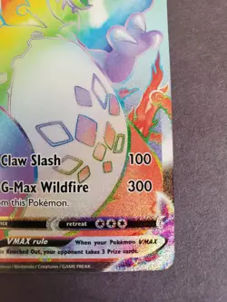 Pokemon Charizard VMAX Champions Path 074/073 Secret Rare Full Art Holo TCG Card - Image 4