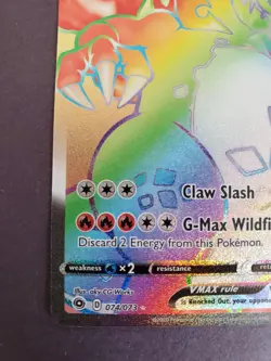 Pokemon Charizard VMAX Champions Path 074/073 Secret Rare Full Art Holo TCG Card - Image 5