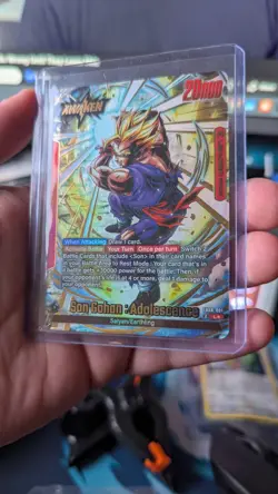 Son Gohan: Adolescence FB08 Alt Art Leader - Dragon Ball Card Game FUSION WORLD - Image 1