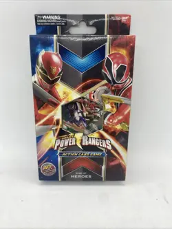 Power Rangers Megaforce Action Card Game Starter Deck Rise of Heroes Brand New - Image 1