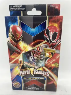 Power Rangers Megaforce Action Card Game Starter Deck Rise of Heroes Brand New - Image 5