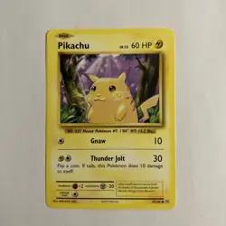Fat Pikachu Card 2016 35/108 LV. 12 60HP - Image 1