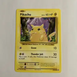 Fat Pikachu Card 2016 35/108 LV. 12 60HP - Image 3